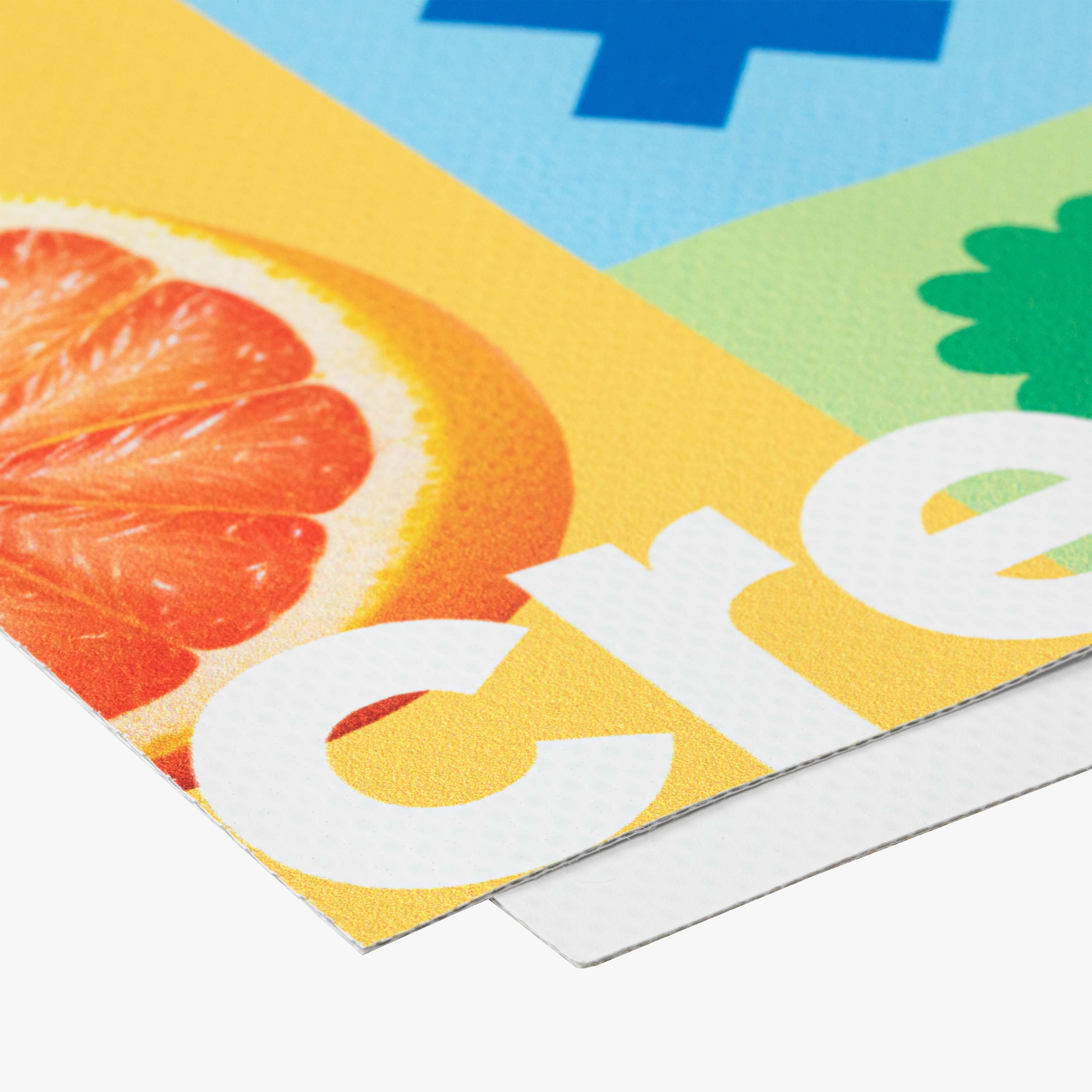 Beidseitig bedrucktes PVC Banner 610 im Einsatz