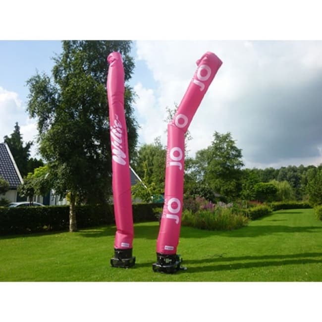 Bewegte Luftsäule für Werbung bei Events