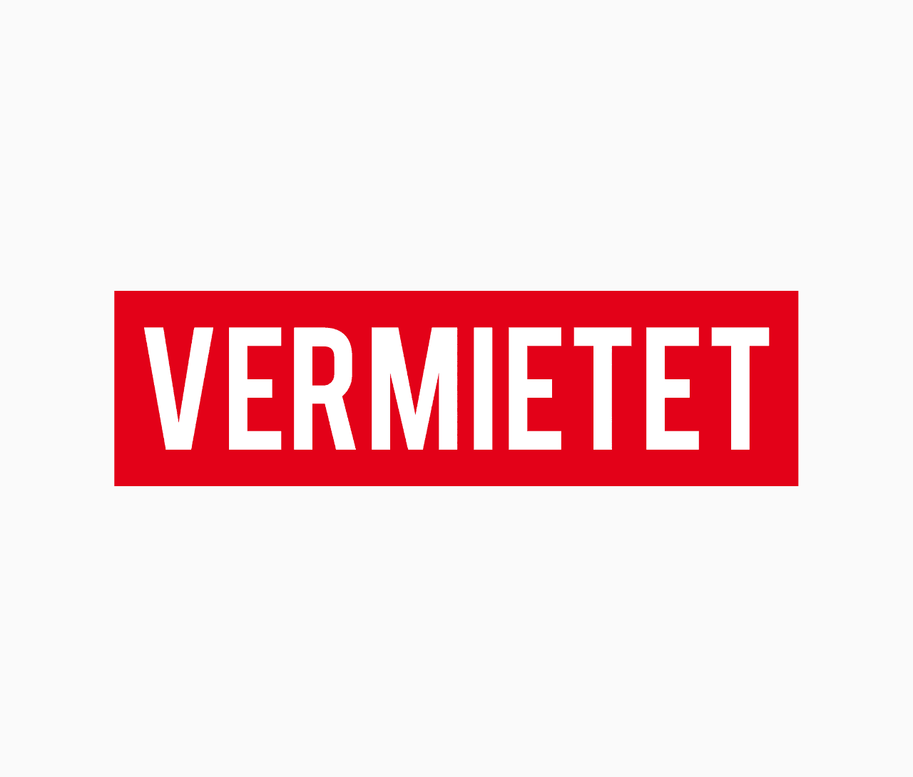 Aufkleber mit Immobilienstatus 'Zu verkaufen' auf Schild
