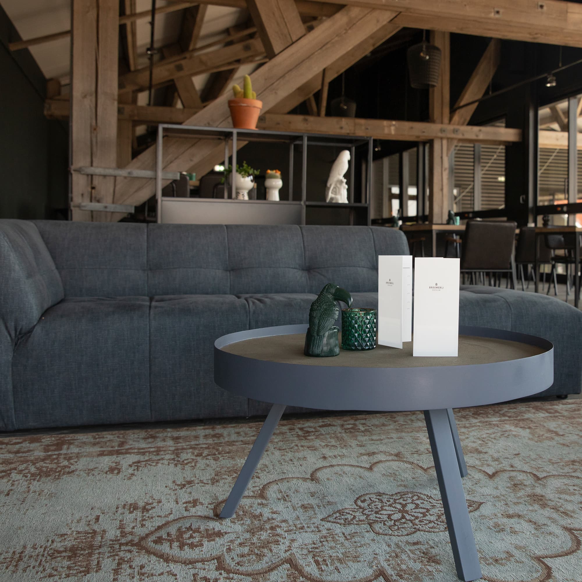 Speisekarte mit mattem Laminat in rechteckigem Format