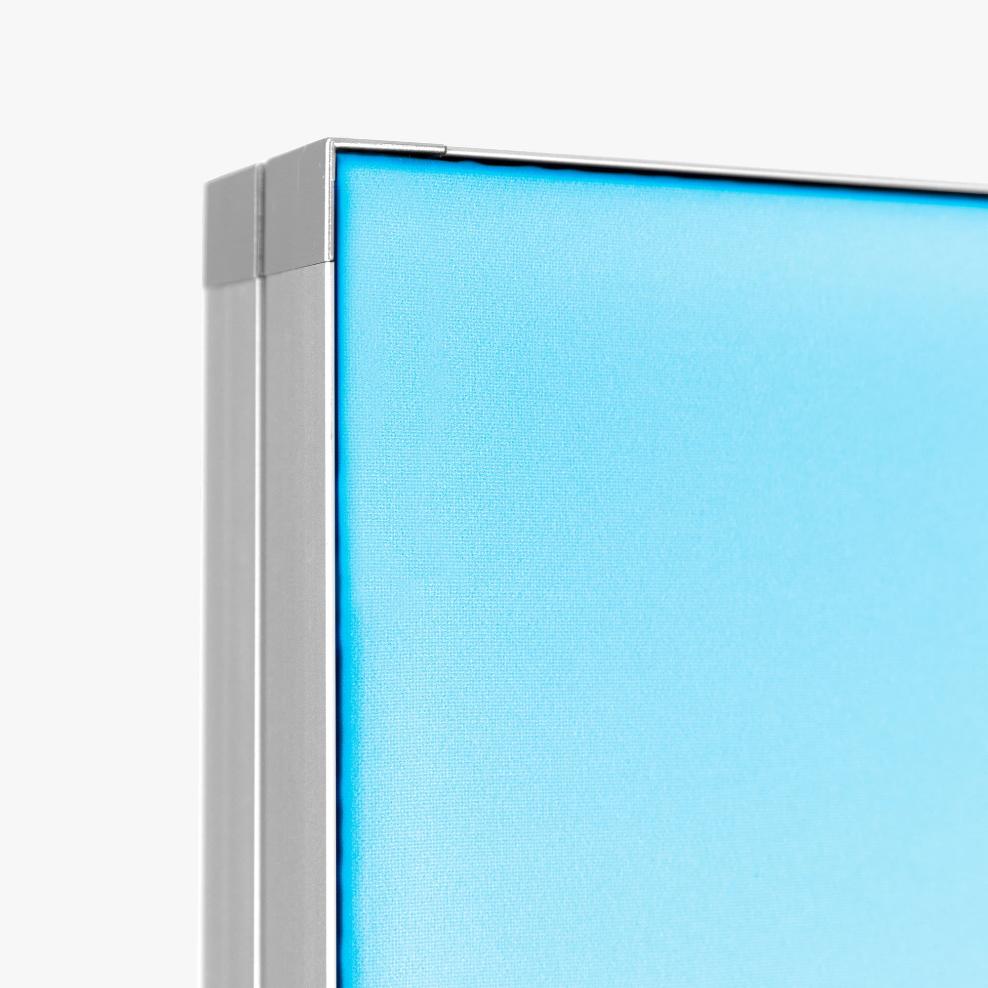 Detailaufnahme LED-Beleuchtung am Pop-up Rahmen