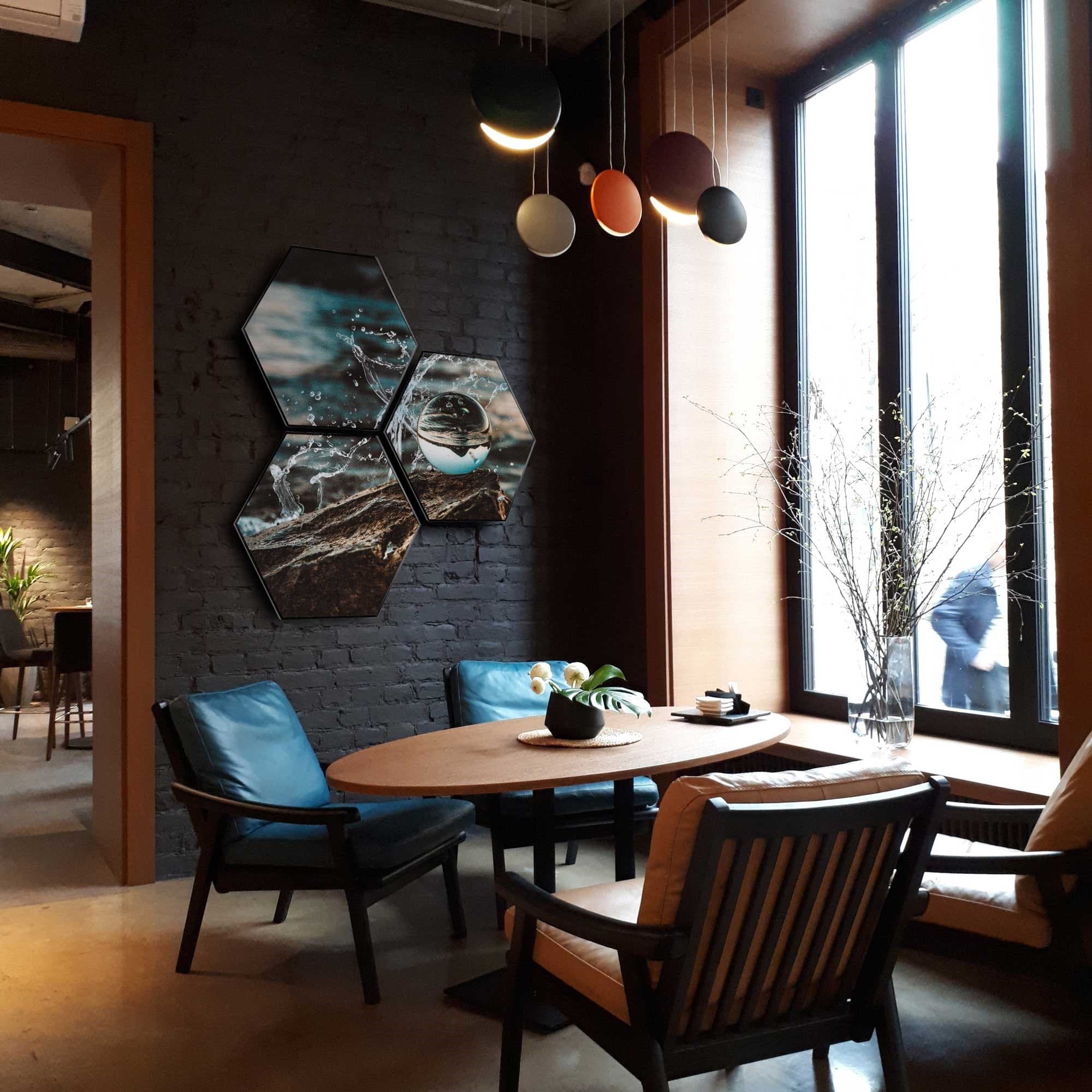 Akustische Wandgestaltung mit AcousticPro® hexagons