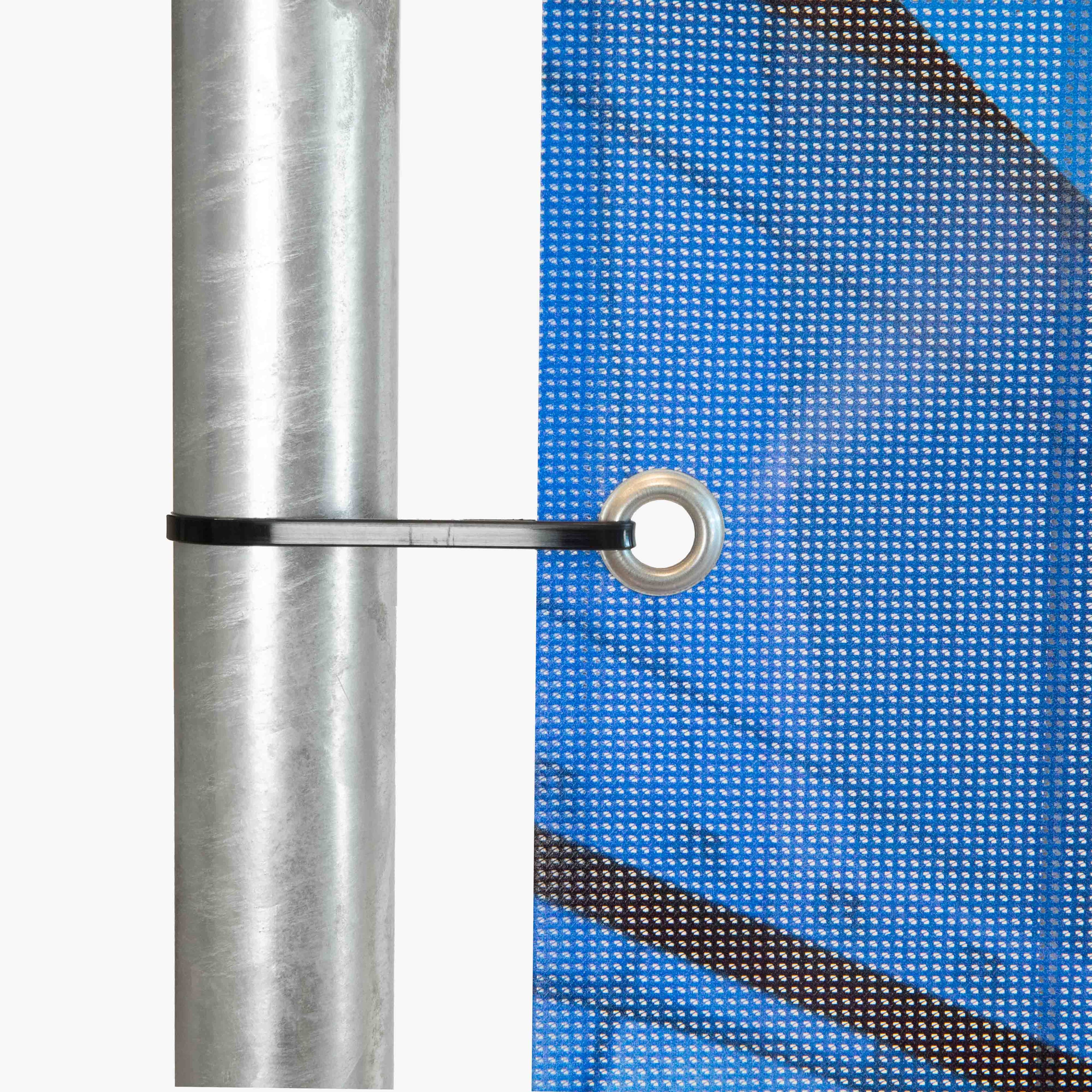 Bauzaunbanner mit individueller Werbebotschaft