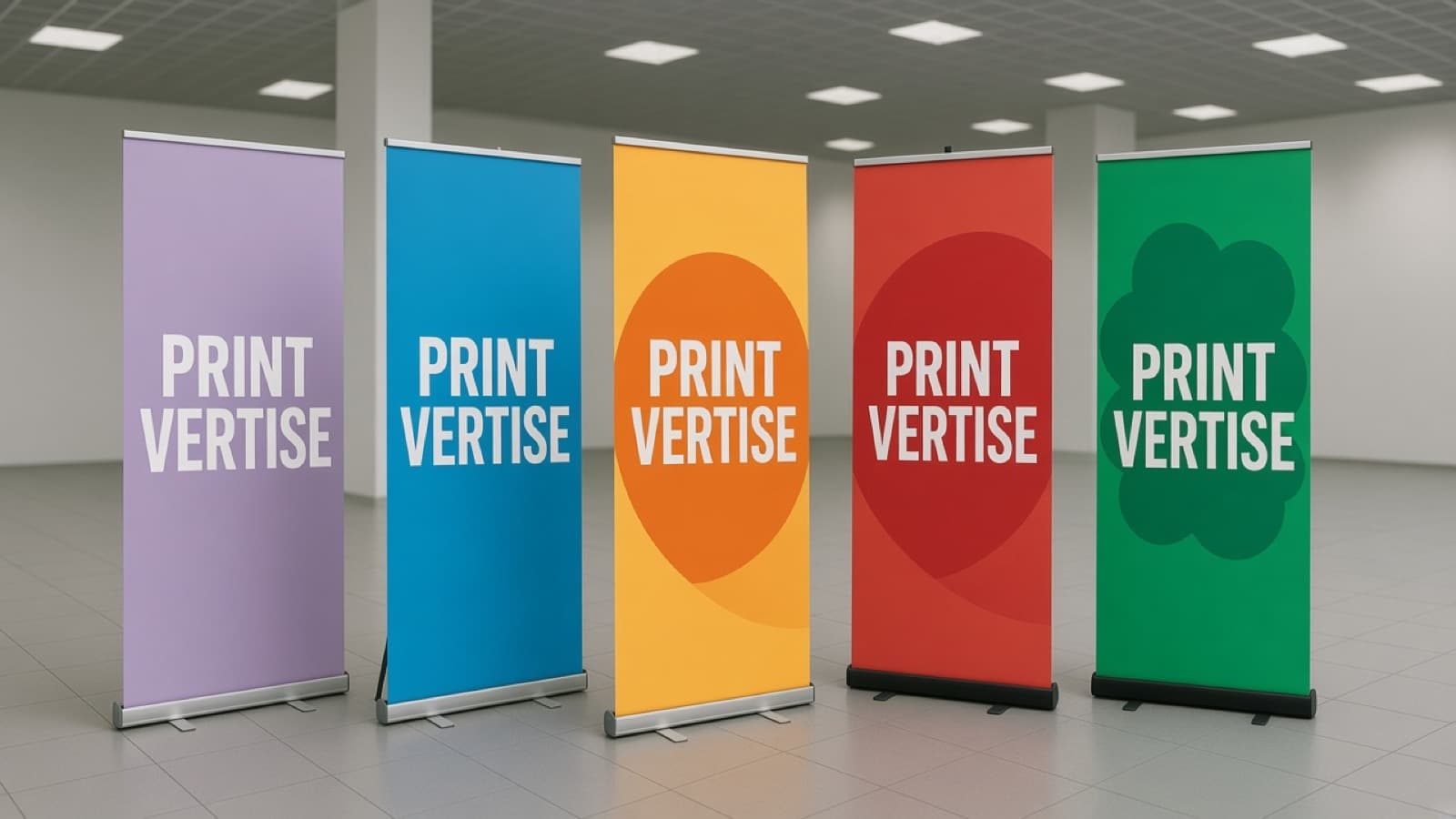 Innenwerbung: Wandbilder, Displays, Böden