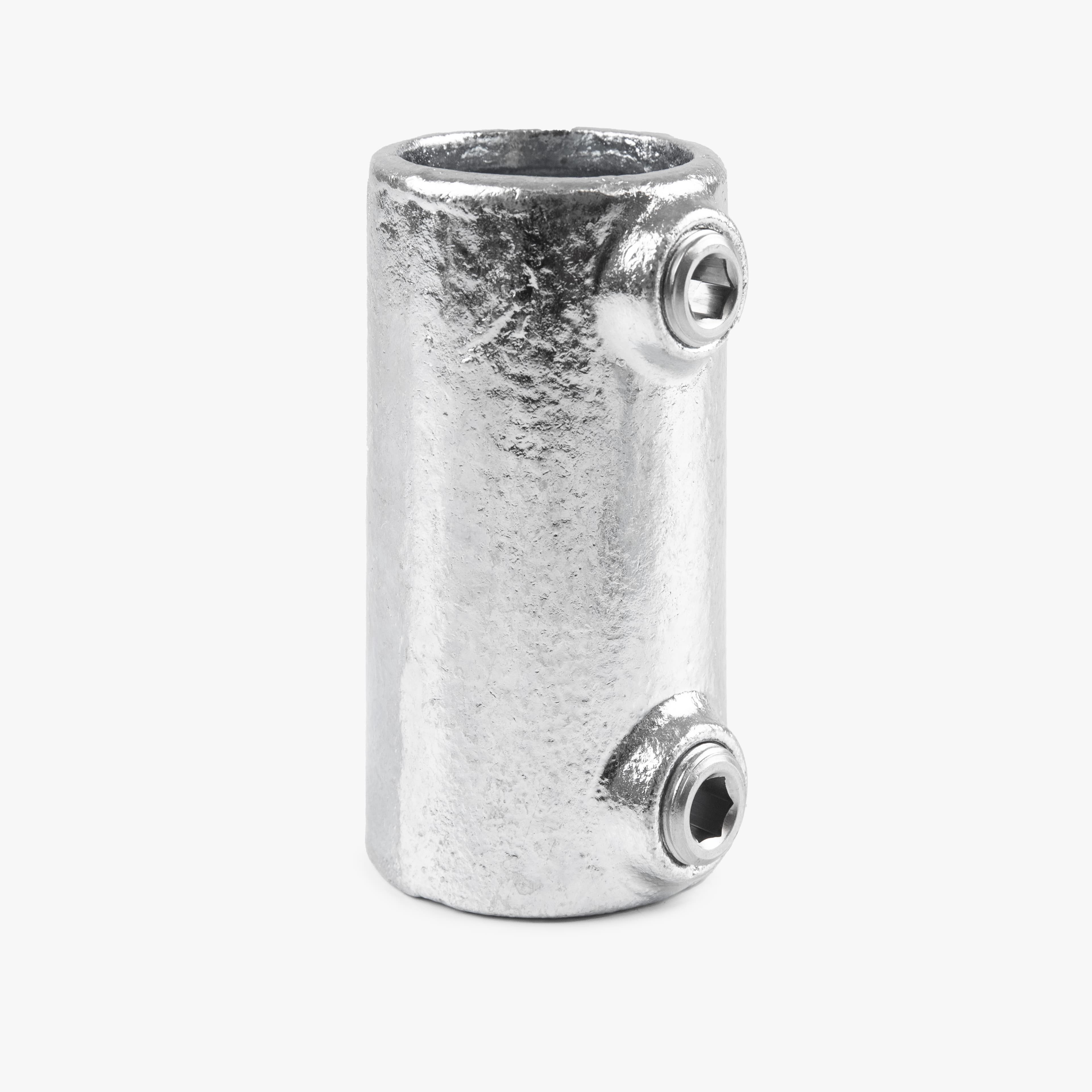 Rohrverbinder aus verzinktem Stahl für 42 mm Rohre