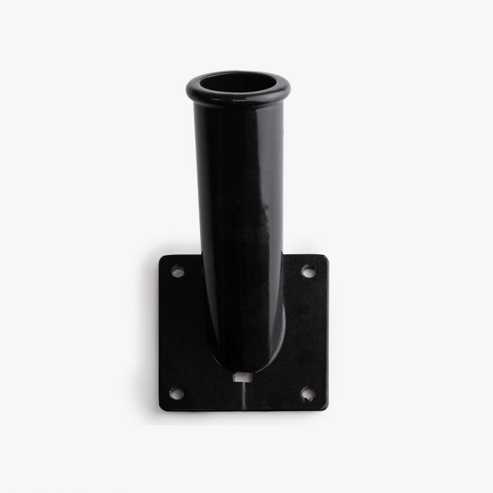 Fassadenstab Halterung aus Aluminium (schwarz)