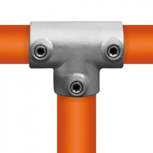 T-Stück 90° lang, für 2x Ø 42 mm Rohr 