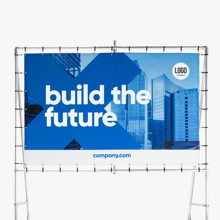 Freistehender Bannerrahmen