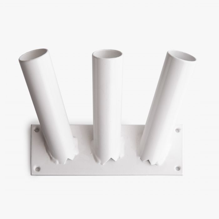 Dreifache Fahnenhalterung