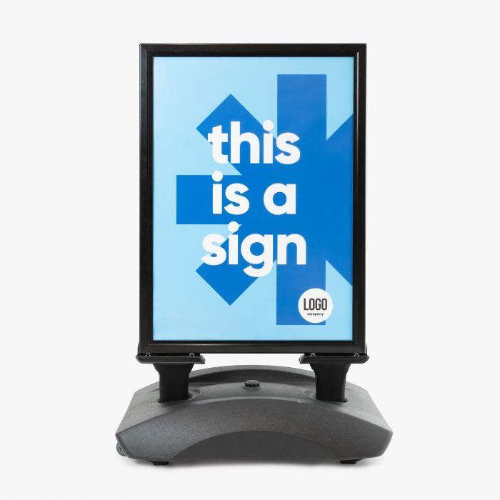 Basic Kundenstopper mit Wassertank