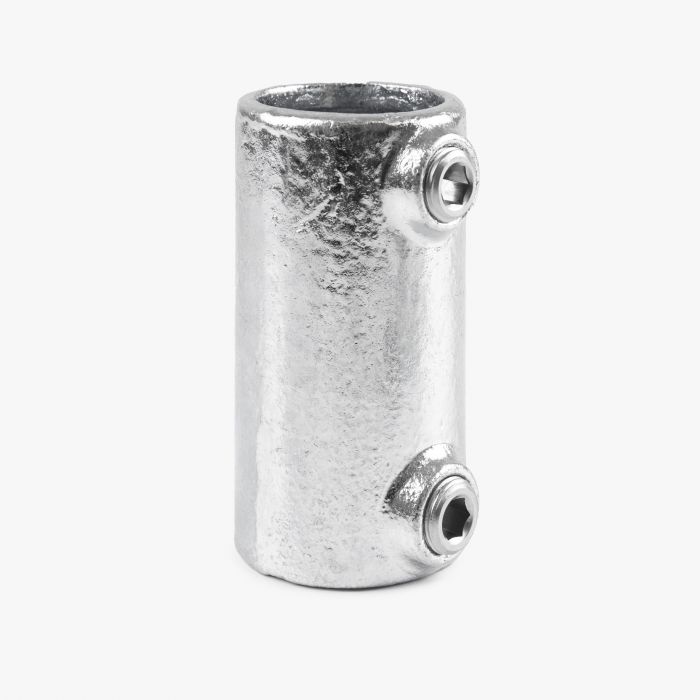 Rohrverbinder gerade für 2x Ø 42 mm Rohr