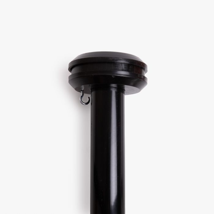 Fahnenstange für die Fassade (schwarz)