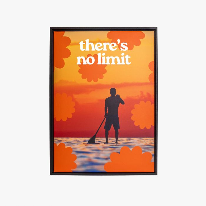 Leinwand mit Schattenfugenrahmen 