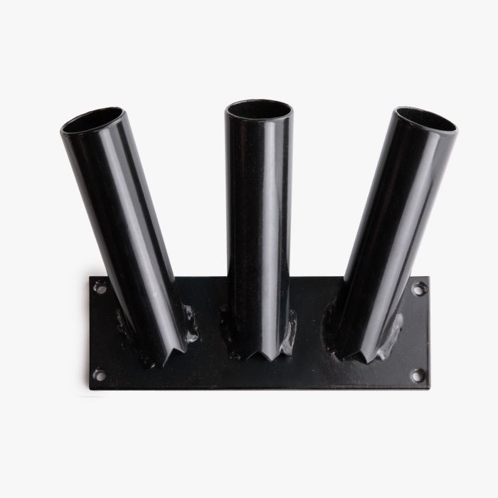 Dreifache Fahnenhalterung