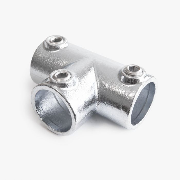 T-Stück 90° lang, für 2x Ø 42 mm Rohr 