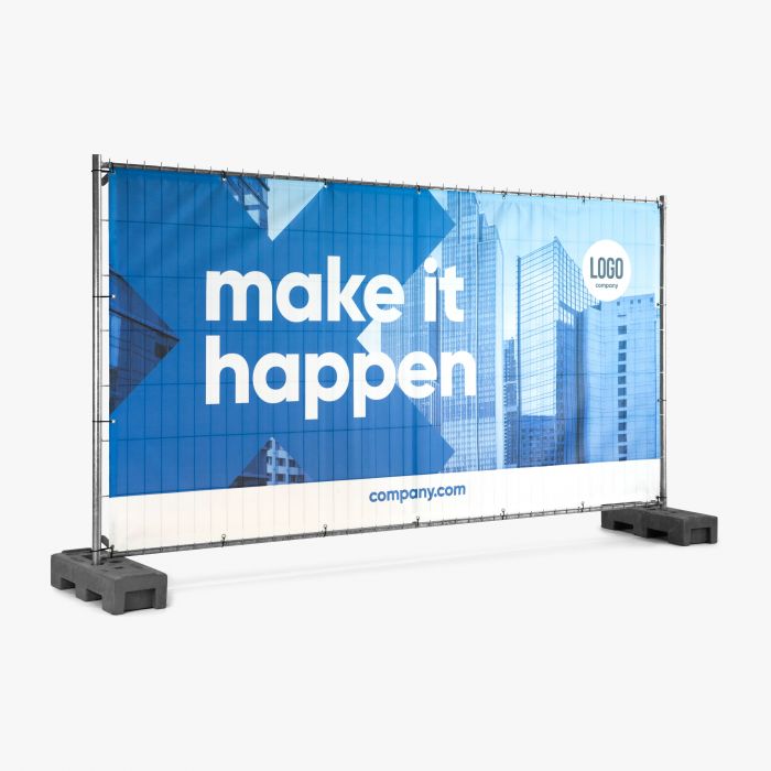 Bauzaunbanner im Wunschformat