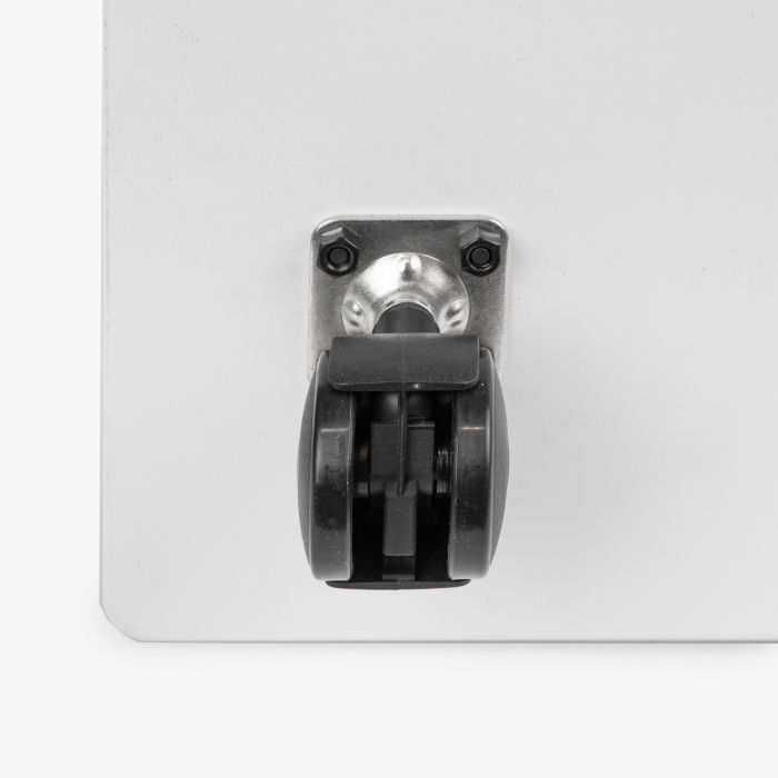 Fußplattenrad für AcousticPro® Trennwände (weiß)